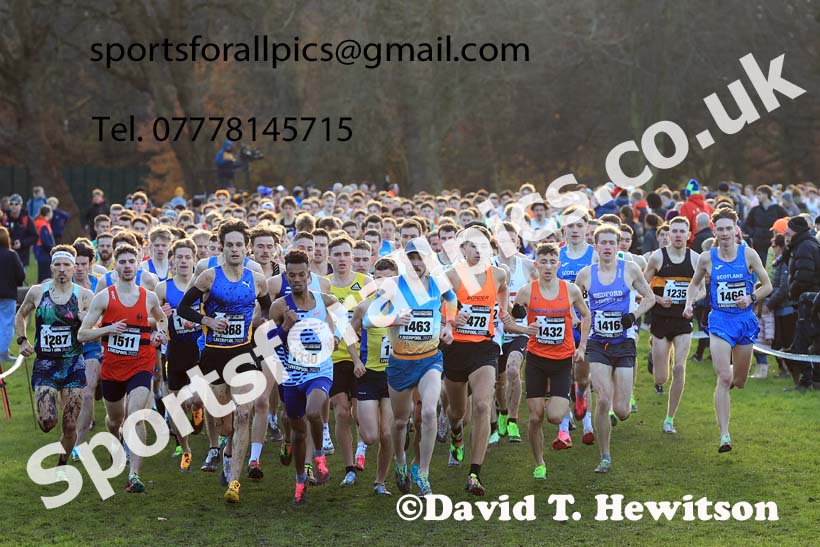 Senior Men and Under-23s, 2023 British Athletics Cross Challenge, Sefton Park, Liverpool. Photo: David T. Hewitson/Sports for All Pics